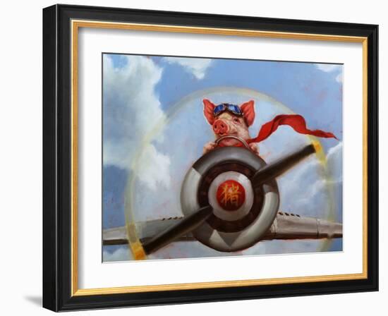 When Pigs Fly-Lucia Heffernan-Framed Art Print