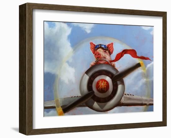 When Pigs Fly-Lucia Heffernan-Framed Premium Giclee Print