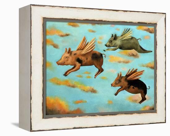 When Pigs Fly-Leah Saulnier-Framed Premier Image Canvas