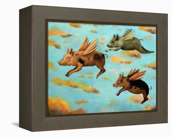 When Pigs Fly-Leah Saulnier-Framed Premier Image Canvas