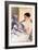 When Reading of Figaro-Mary Cassatt-Framed Art Print