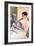 When Reading of Figaro-Mary Cassatt-Framed Art Print