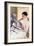 When Reading of Figaro-Mary Cassatt-Framed Art Print