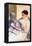 When Reading of Figaro-Mary Cassatt-Framed Stretched Canvas