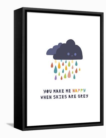 When Skies Are Grey-Kindred Sol Collective-Framed Stretched Canvas