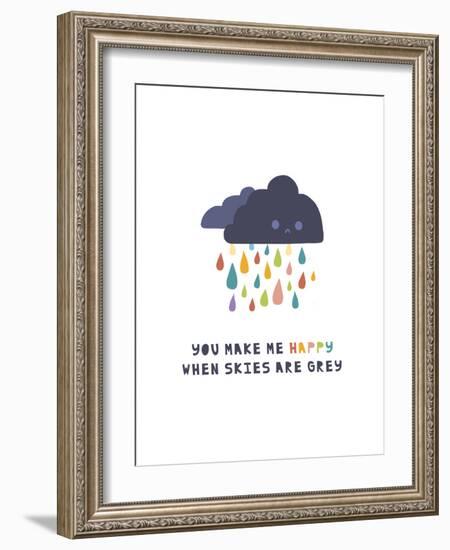 When Skies Are Grey-Kindred Sol Collective-Framed Art Print