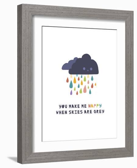 When Skies Are Grey-Kindred Sol Collective-Framed Art Print