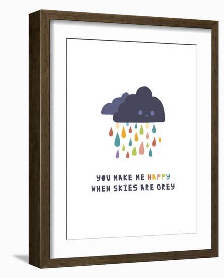 When Skies Are Grey-Kindred Sol Collective-Framed Art Print