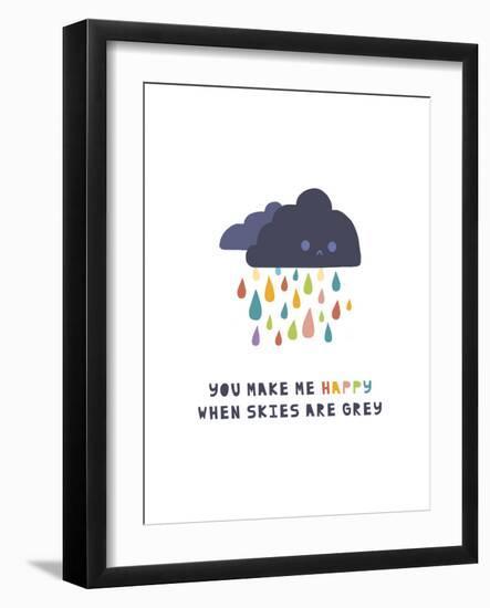 When Skies Are Grey-Kindred Sol Collective-Framed Art Print