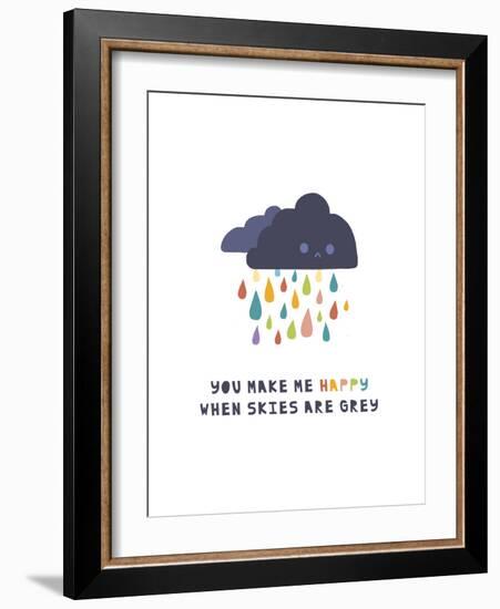 When Skies Are Grey-Kindred Sol Collective-Framed Art Print