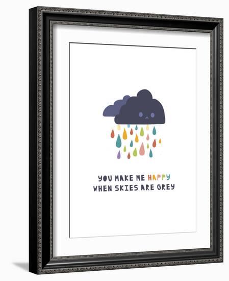 When Skies Are Grey-Kindred Sol Collective-Framed Art Print