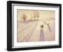 When Snow the Pasture Sheets-Joseph Farquharson-Framed Giclee Print