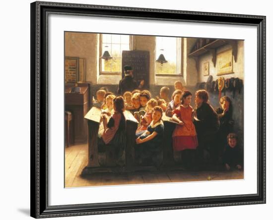 When Teacher's Back Is Turned-Jacob Taanmann-Framed Giclee Print