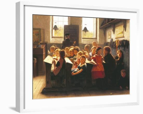 When Teacher's Back Is Turned-Jacob Taanmann-Framed Giclee Print