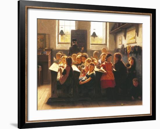 When Teacher's Back Is Turned-Jacob Taanmann-Framed Giclee Print