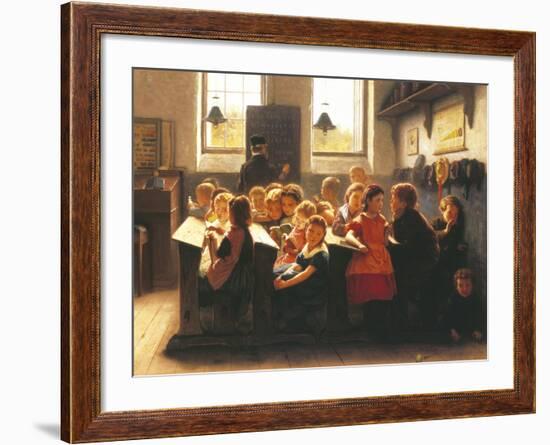 When Teacher's Back Is Turned-Jacob Taanmann-Framed Giclee Print