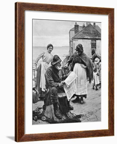 When the Boats are Away, 1903-Walter Langley-Framed Giclee Print