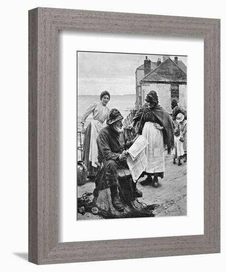 When the Boats are Away, 1903-Walter Langley-Framed Giclee Print