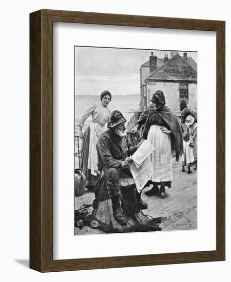 When the Boats are Away, 1903-Walter Langley-Framed Giclee Print