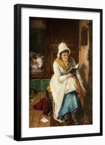 When the Children are Asleep, 1908-1909-null-Framed Giclee Print