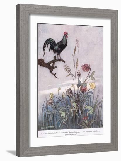 When the Cock Crowed for the Third Time-Warwick Goble-Framed Giclee Print