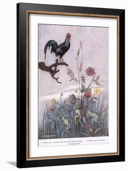 When the Cock Crowed for the Third Time-Warwick Goble-Framed Giclee Print