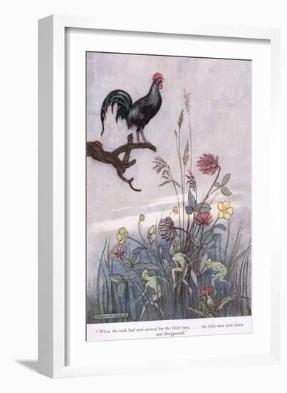 When the Cock Crowed for the Third Time-Warwick Goble-Framed Giclee Print