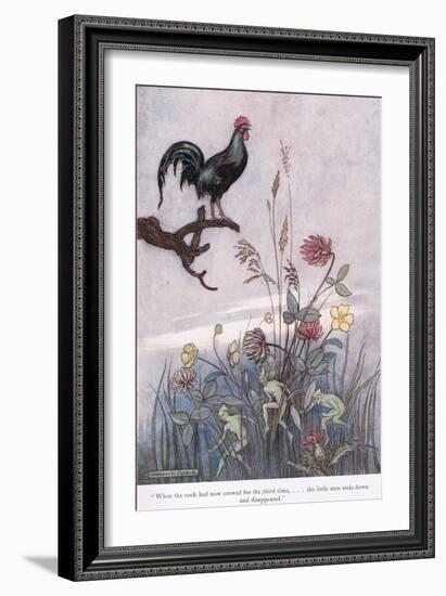 When the Cock Crowed for the Third Time-Warwick Goble-Framed Giclee Print