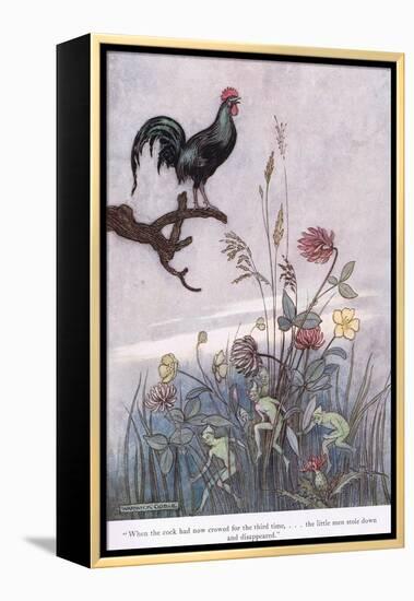 When the Cock Crowed for the Third Time-Warwick Goble-Framed Premier Image Canvas