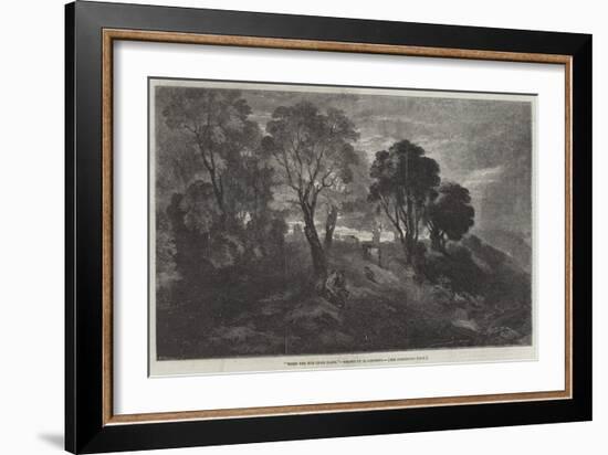 When the Kye Come Hame-George Haydock Dodgson-Framed Giclee Print