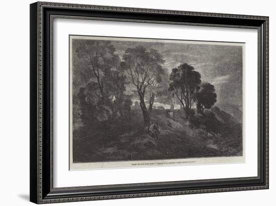 When the Kye Come Hame-George Haydock Dodgson-Framed Giclee Print