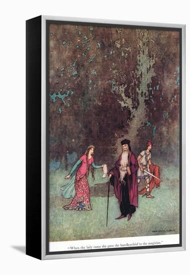 When the Lady Came-Warwick Goble-Framed Premier Image Canvas