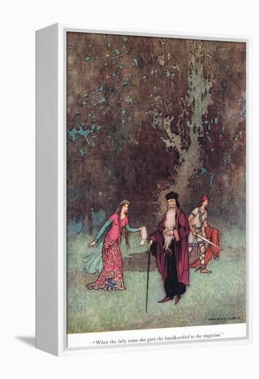 When the Lady Came-Warwick Goble-Framed Premier Image Canvas