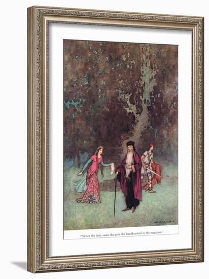 When the Lady Came-Warwick Goble-Framed Giclee Print