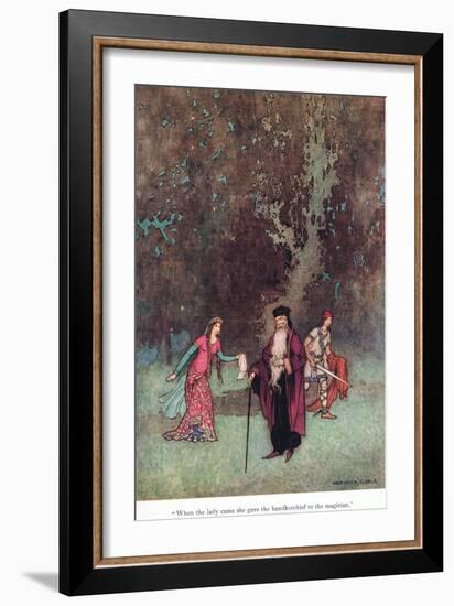 When the Lady Came-Warwick Goble-Framed Giclee Print