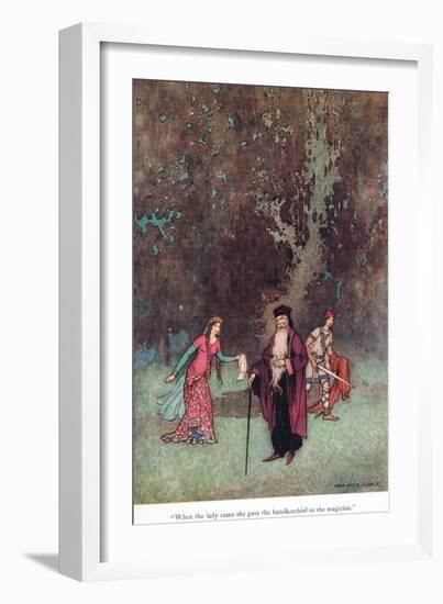 When the Lady Came-Warwick Goble-Framed Giclee Print