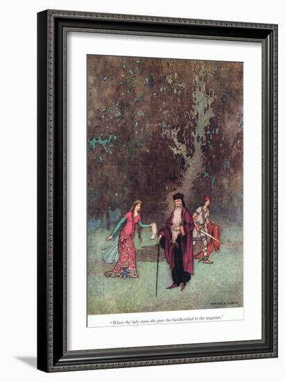 When the Lady Came-Warwick Goble-Framed Giclee Print