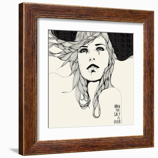 When The Sky-Manuel Rebollo-Framed Art Print