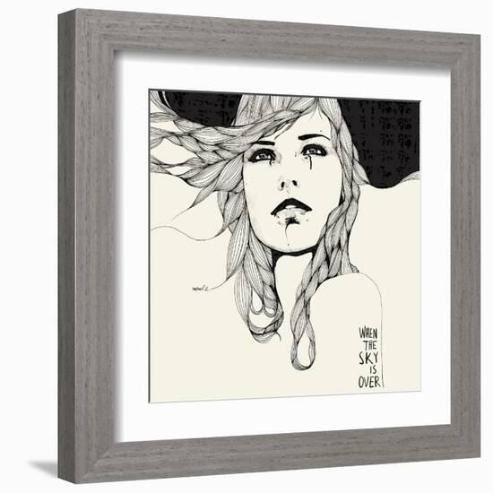 When The Sky-Manuel Rebollo-Framed Art Print