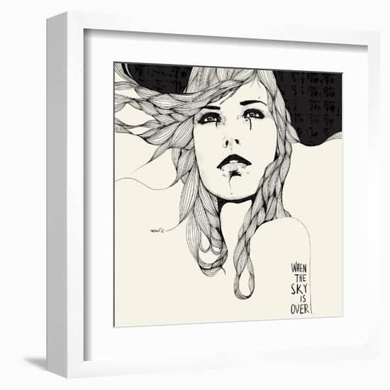 When The Sky-Manuel Rebollo-Framed Art Print