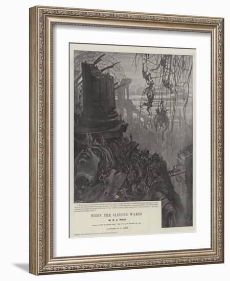 When the Sleeper Wakes-Henri Lanos-Framed Giclee Print