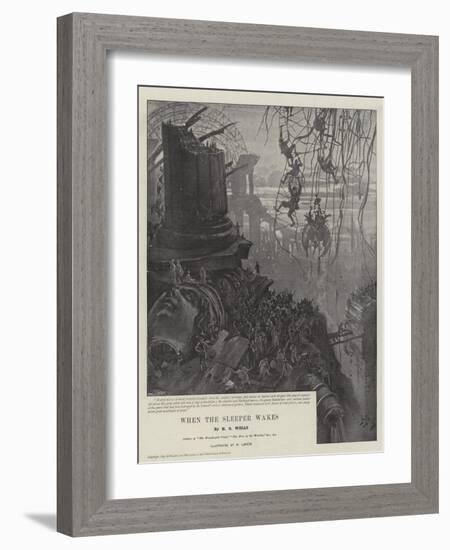 When the Sleeper Wakes-Henri Lanos-Framed Giclee Print