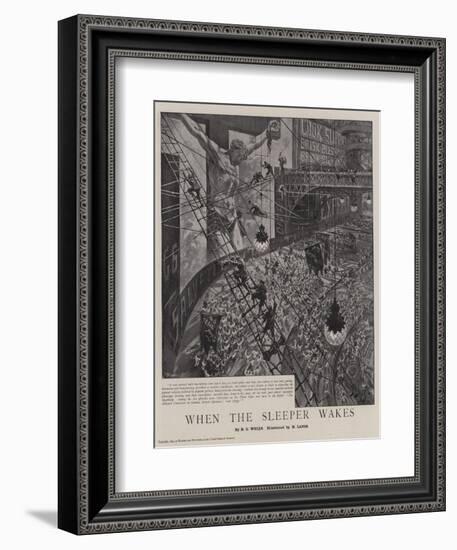 When the Sleeper Wakes-Henri Lanos-Framed Giclee Print