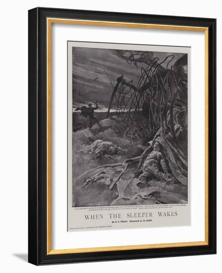 When the Sleeper Wakes-Henri Lanos-Framed Giclee Print
