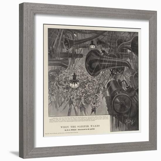 When the Sleeper Wakes-Henri Lanos-Framed Giclee Print