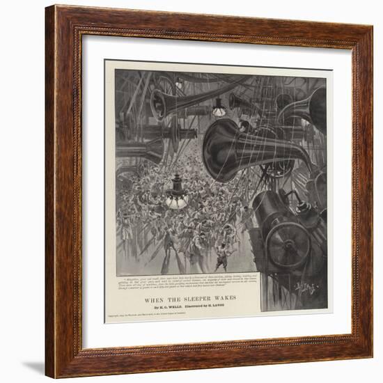 When the Sleeper Wakes-Henri Lanos-Framed Giclee Print