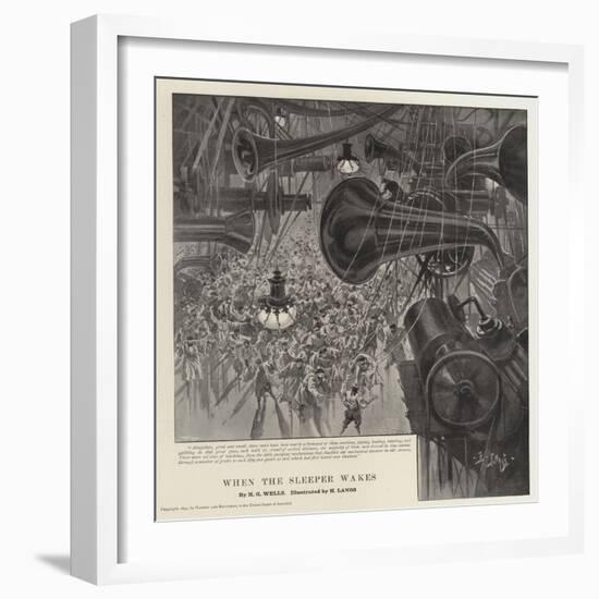 When the Sleeper Wakes-Henri Lanos-Framed Giclee Print