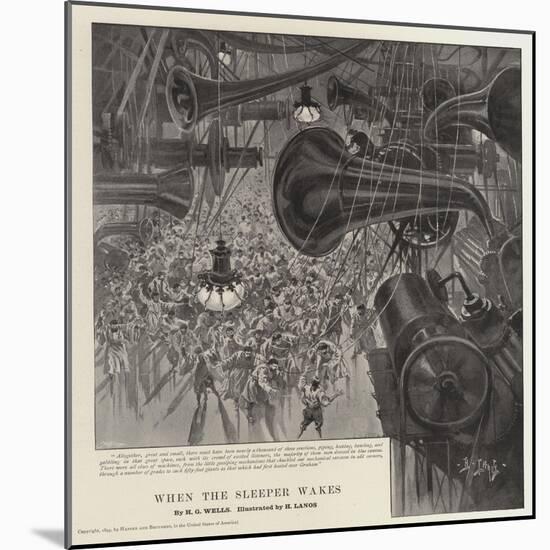 When the Sleeper Wakes-Henri Lanos-Mounted Giclee Print