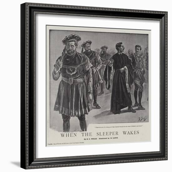 When the Sleeper Wakes-Henri Lanos-Framed Giclee Print