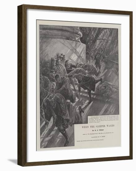 When the Sleeper Wakes-Henri Lanos-Framed Giclee Print